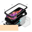 Pouzdro pro iPhone 15 Plus, R-JUST CamShield Slide, pancéřované, černé