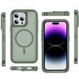 Pouzdro s rámečkem pro iPhone 14 Pro, pro MagSafe, zelené
