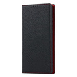 Kožené pouzdro pro Samsung Galaxy S23, ERBORD Grain Leather, černý