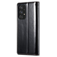 CASEME flipové pouzdro pro Samsung Galaxy A52/A52s, Waxy Textured, černé