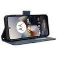Klopové pouzdro pro Motorola Moto G56 5G, Card Slot, námořnicky modré