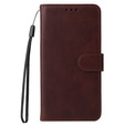 Klopové pouzdro pro Samsung Galaxy A34 5G, Leather Wallet, hnědé