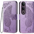 Klopové pouzdro pro Vivo V50 Lite 4G / 5G, Butterfly, fialové