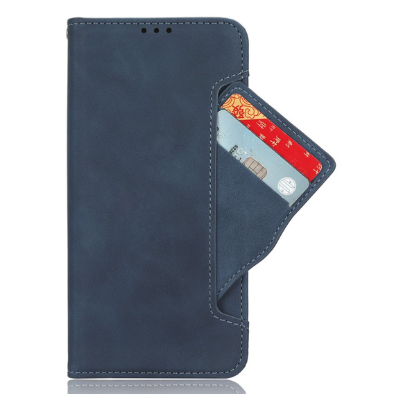 Klopové pouzdro pro Motorola Moto G15 / Motorola Moto G15 Power, Card Slot, námořnicky modré