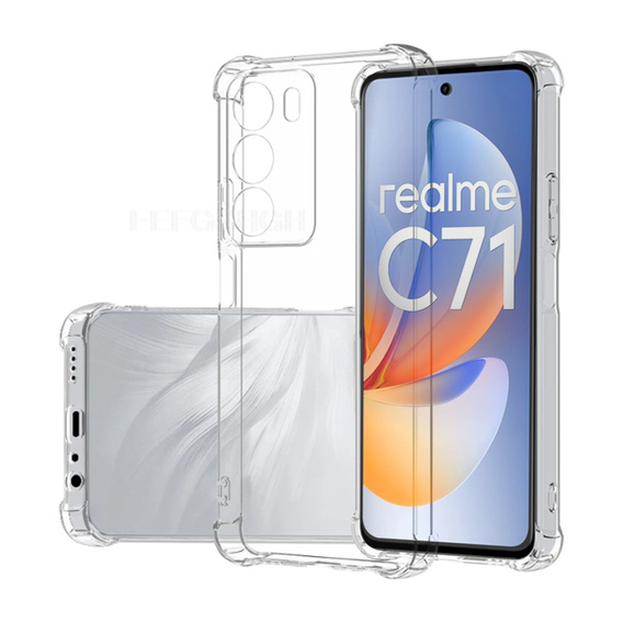 Pouzdro pro Realme C71, Dropproof, průhledné