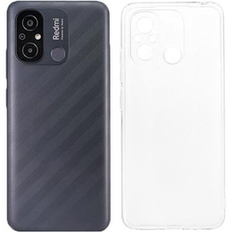 Tenké pouzdro pro Xiaomi Redmi 12C/11A 4G, Slim, průhledné
