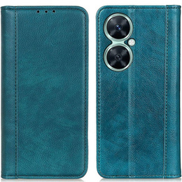 Pouzdro pro Huawei Nova 11i, Wallet Litchi Leather, zelené
