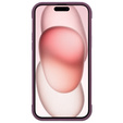 Pouzdro pro iPhone 15 Plus, ERBORD Armor Mag, kaštanové