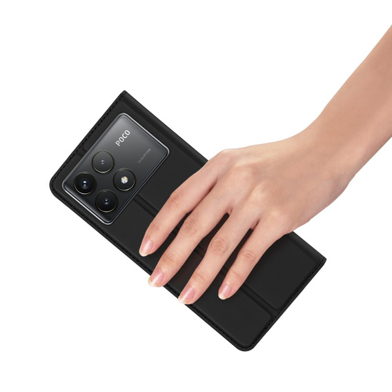 Pouzdro Dux Ducis pro Xiaomi Poco F6 Pro, Skinpro, černé