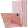 Pouzdro pro Samsung Galaxy Tab A9+, Origami, růžové rose gold