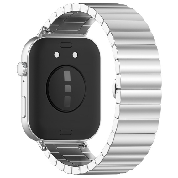 Ocelový náramek pro Huawei Watch Fit 4 / 4 Pro / 3, stříbrný