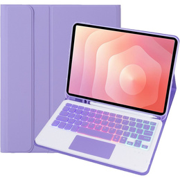 Pouzdro s podsvícenou klávesnicí Bluetooth a touchpadem pro Samsung Galaxy Tab S11