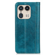 Flipové pouzdro pro Motorola Edge 50 Ultra, Split Leather, zelené