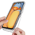 Pouzdro pro Xiaomi Redmi 13C, Shockproof, s fólií, průhledné