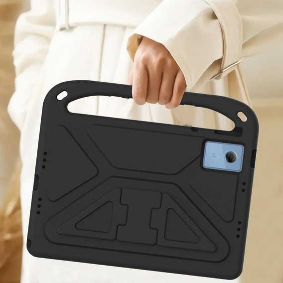 Dětské pouzdro pro Lenovo Tab M11, dětské pouzdro s rukojetí, černé