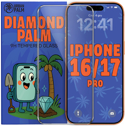 Tvrzené sklo Diamond Palm pro iPhone 17 Pro / 17 / 16 Pro