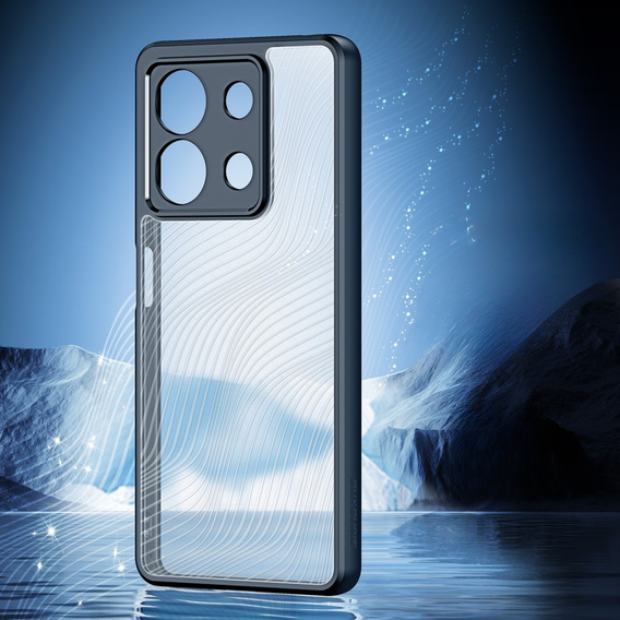 Pouzdro DuxDucis pro Xiaomi Redmi Note 13 5G, Aimo case, transparentní / černé