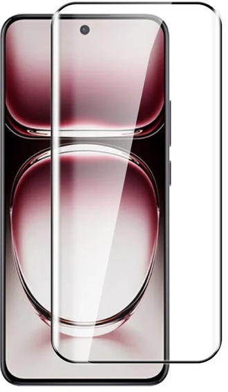 3D tvrzené sklo pro Oppo Reno 12, černý rámeček