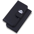 Klopové pouzdro pro Motorola Moto G22, Wallet Panda, černé