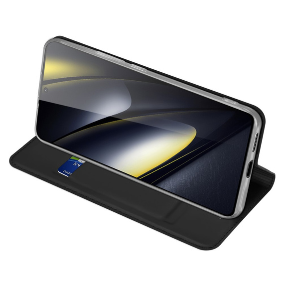 Pouzdro Dux Ducis pro Xiaomi Poco F6, Skinpro, černé