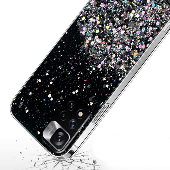Pouzdro pro Xiaomi Redmi Note 11 Pro 4G/5G, Glittery, černé