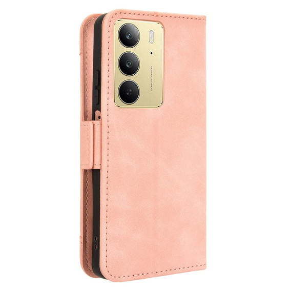 Klopové pouzdro pro Realme 14X / Realme C75, Card Slot, růžové