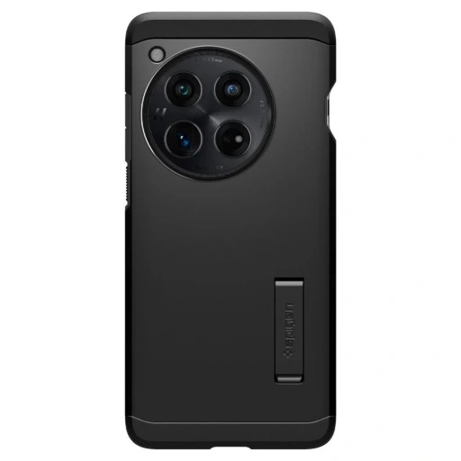 Ochranný kryt Spigen Tough Armor pro OnePlus 12 (černý) – pancéřová ochrana se stojánkem