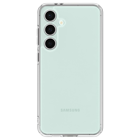 Pouzdro Spigen pro Samsung Galaxy S24 FE, Ultra Hybrid, průhledné + 9H tvrzené sklo