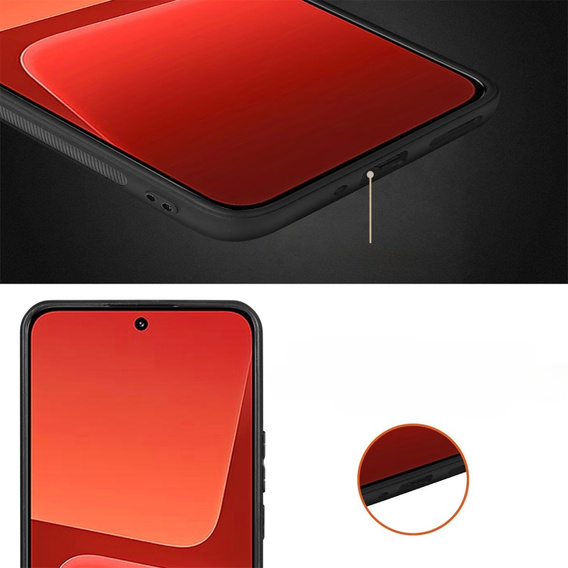 Pouzdro pro Xiaomi 13, Leather Hybrid MagSafe, černé