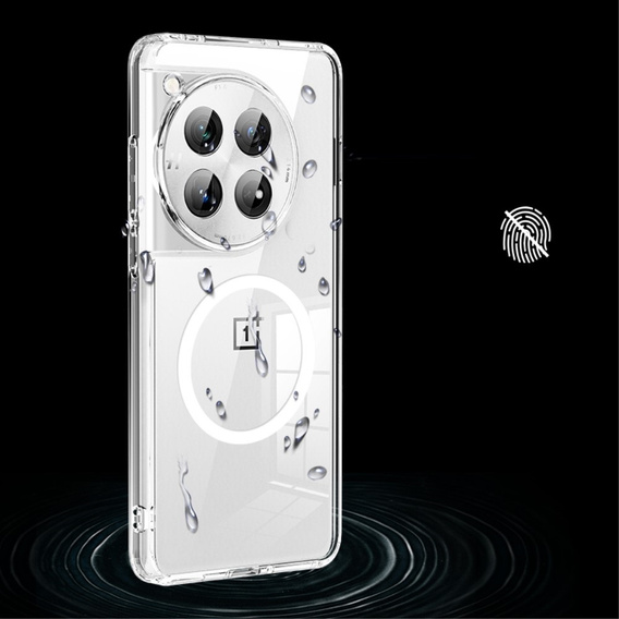 Pouzdro pro OnePlus 12 5G, Fusion Hybrid, pro MagSafe, průhledné