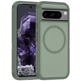 Pouzdro s rámečkem pro Google Pixel 8 Pro, pro MagSafe, zelené