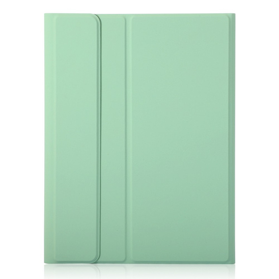 Pouzdro + klávesnice iPad 10.9 2022 10 Gen, TouchPad Pen Slot, světle zelené