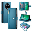 Klopové pouzdro pro Realme 14 Pro 5G, Wallet Zipper Pocket, modré