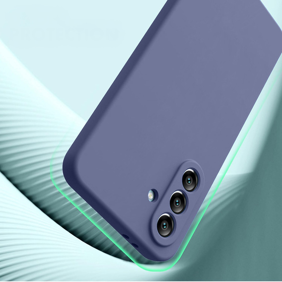 Pouzdro pro Samsung Galaxy A56 5G, Silicone Lite, námořnicky modré