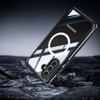 Pouzdro pro Samsung Galaxy A36 / Samsung Galaxy A56, Shockproof, se sklem, pro MagSafe, černé