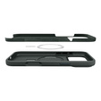 Spigen pouzdro pro iPhone 17 Pro, Silicone Fit MagSafe, Abyss Green