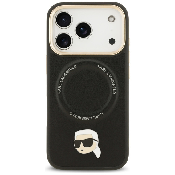 Pouzdro Karl Lagerfeld Big Strap Karl Metal Logo MagSafe pro iPhone 17 Pro