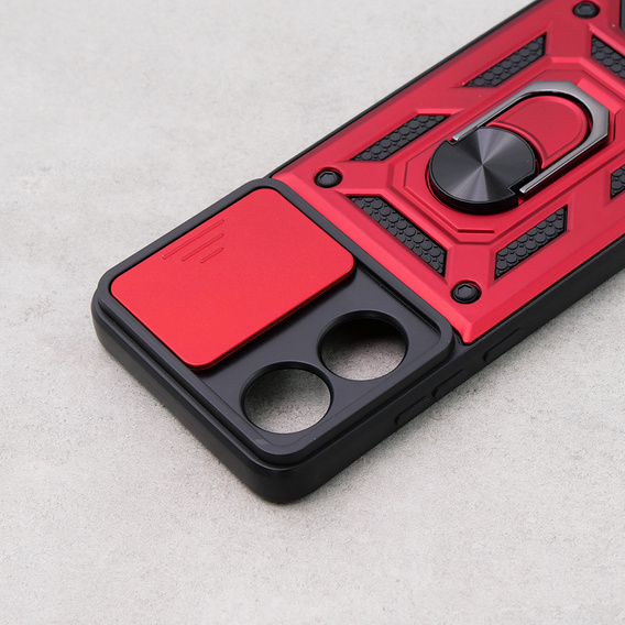 Pouzdro pro Oppo A78 4G, CamShield Slide, červené