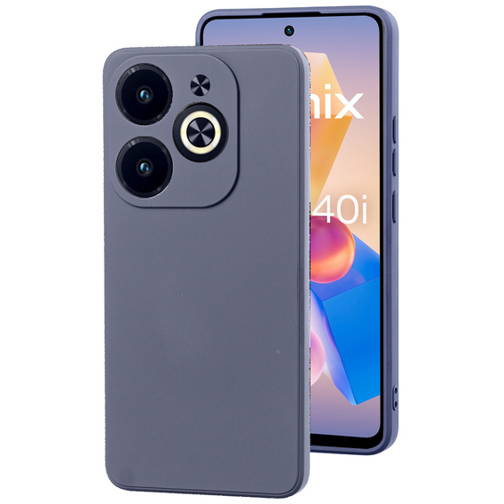 Pouzdro pro Infinix Hot 40i, Silicone Lite, levandulové