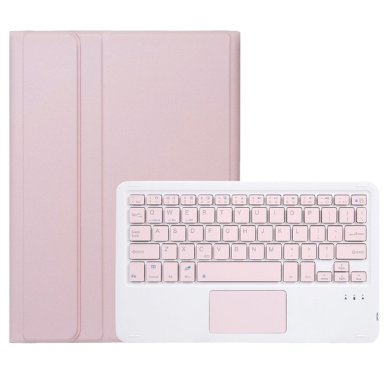 Pouzdro + klávesnice Xiaomi Pad 6 / 6 Pro, Touchpad, růžové