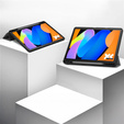 Pouzdro pro Lenovo Idea Tab 11" 2025 TB336FU TB336ZU, stojánek, Smartcase s držákem stylusu, šedé