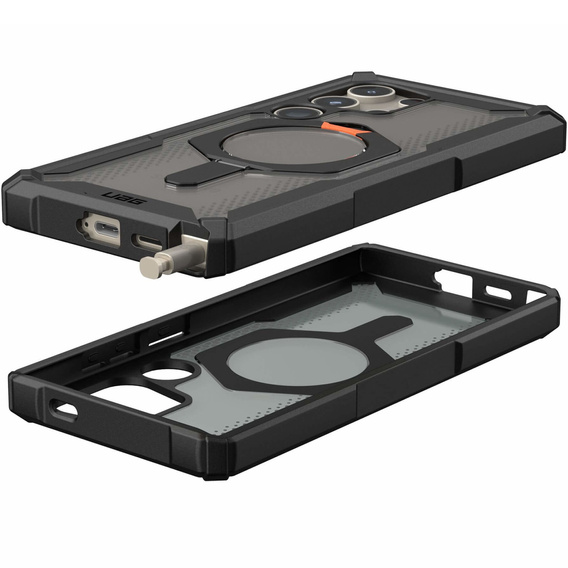 Pouzdro Urban Armor Gear pro Galaxy S24 Ultra, Plasma XTE Kickstand, černé