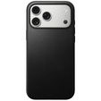 Pouzdro Nomad pro iPhone 17 Pro, moderní kožené pouzdro, černé