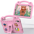 Dětské pouzdro pro iPad mini 8.3" 2021 (6 gen.) / iPad mini 8.3" 2024 (7 gen.), Cute Patterns, se stojánkem, růžové