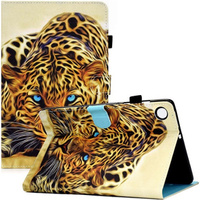 Pouzdro pro Lenovo Tab M10 Plus 10.6 Gen 3 125F/128F, leopard