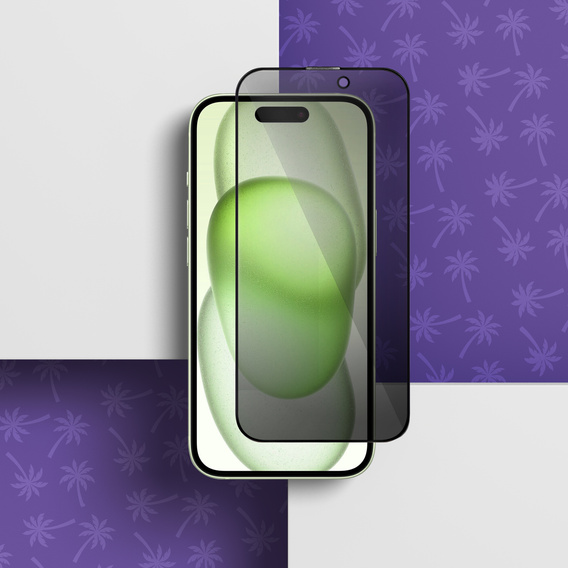 Tvrzené sklo Shy Palm pro iPhone 15