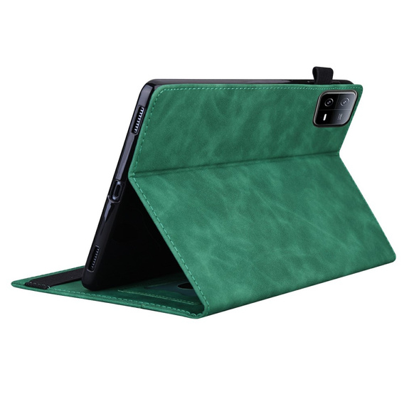 Pouzdro pro Xiaomi Pad 7, Classic, s prostorem pro stylus, zelené