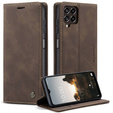 Pouzdro CASEME pro Samsung Galaxy M33 5G, Leather Wallet Case, hnědé