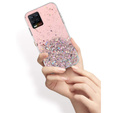 Pouzdro pro Realme 8 / 8 Pro, Glittery, růžové