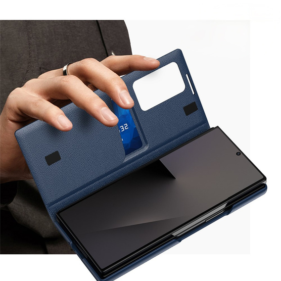 Pouzdro s klopou Smart View Wallet pro Samsung Galaxy Z Fold7 5G